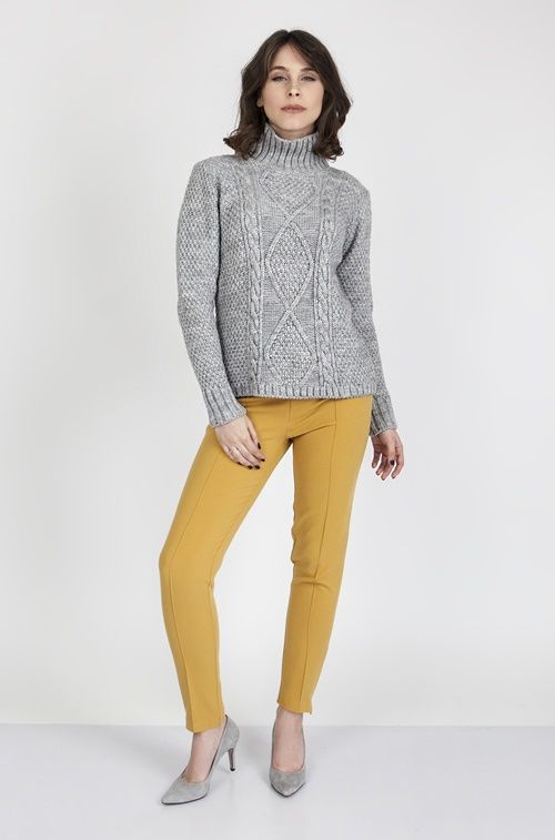 Sweter Estelle SWE 121 Szary