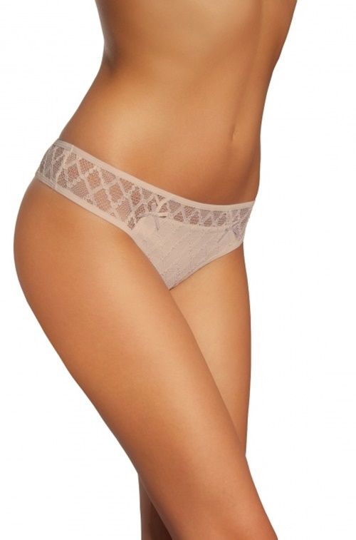 Stringi Aimee 93 Beżowe