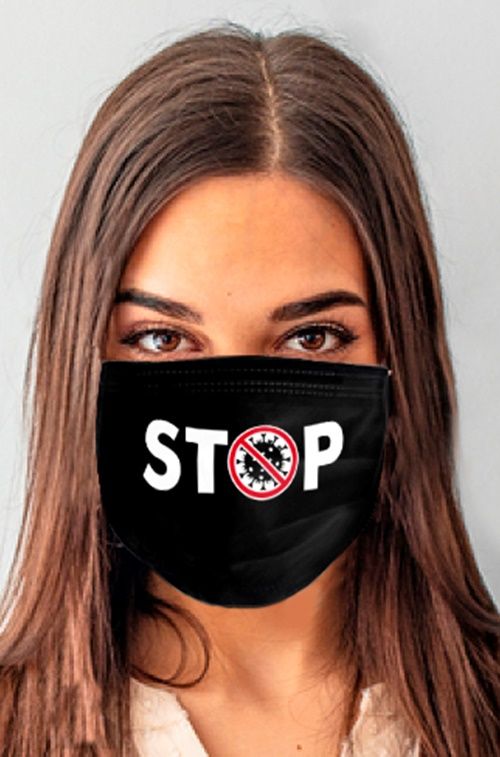 Maska ANS-S 115 Stop Black