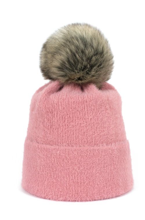 Czapka Soft Fluff Różowa
