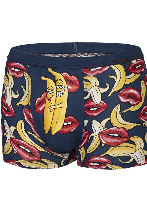 Bokserki Bananas 010/70 Jeans-Red-Yellow