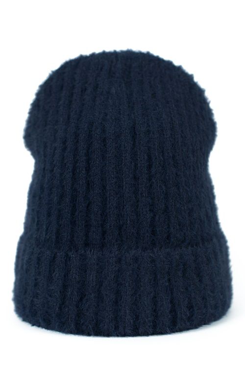 Czapka Milusińska Navy Art of Polo – elastyczna czapka męska z nylonu, granatowa