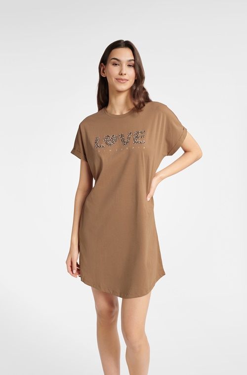 Koszulka damska Henderson Ladies Boutique 40616-88X karmelowa