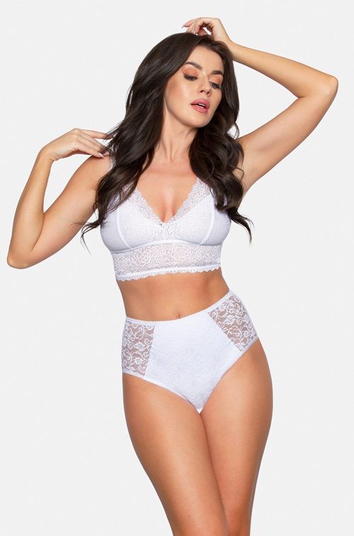 Figi Lace-Fit BBL 070 Białe