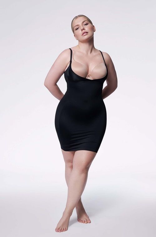 Halka modelująca pod biust Julimex Basic Slip Poen 222 czarna