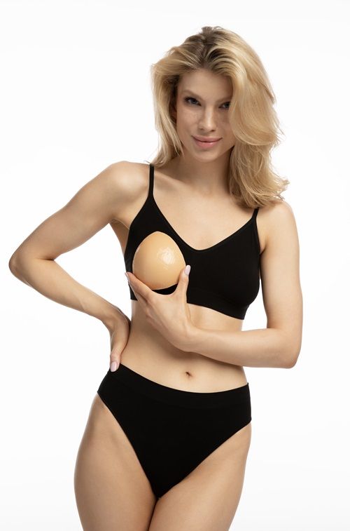 Wkładki piankowe WS-28 Dwustronne  Bikini Push-Up Beżaowe