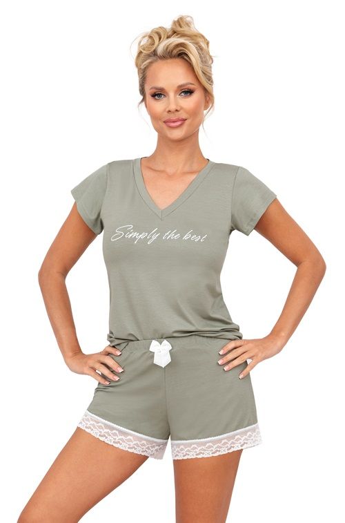 Piżama Simply 1/2 Olive