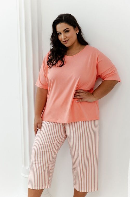 Piżama Eloise 3376 Brzoskwiniowa