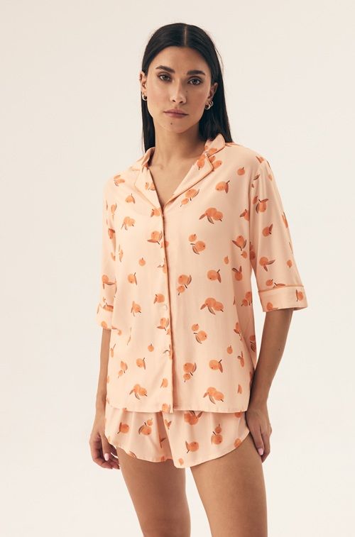 Piżama Naranja 42686 Brzoskwiniowa