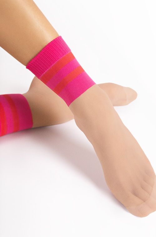Skarpetki Dash Pink-Light-Natural 20 Den